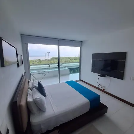 Apartamento Morros Frente Al Mar 420 Con Wifi Cartagena